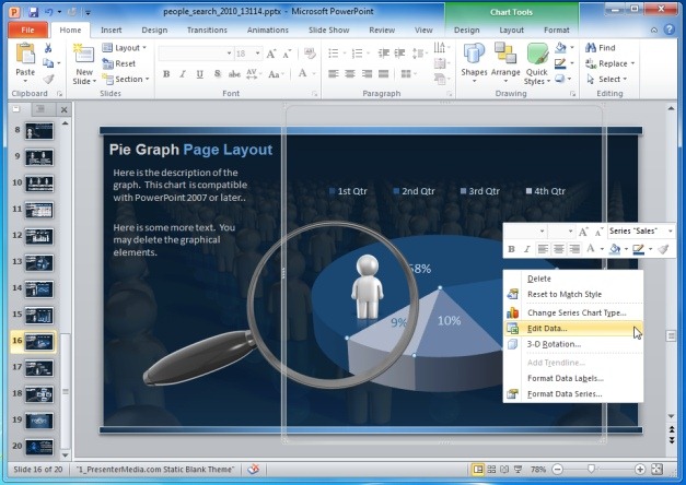 People Search PowerPoint Template