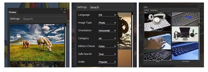 PhotoShop Plugin for Pixabay