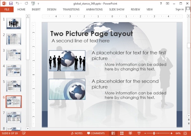 Picture layout in PowerPoint