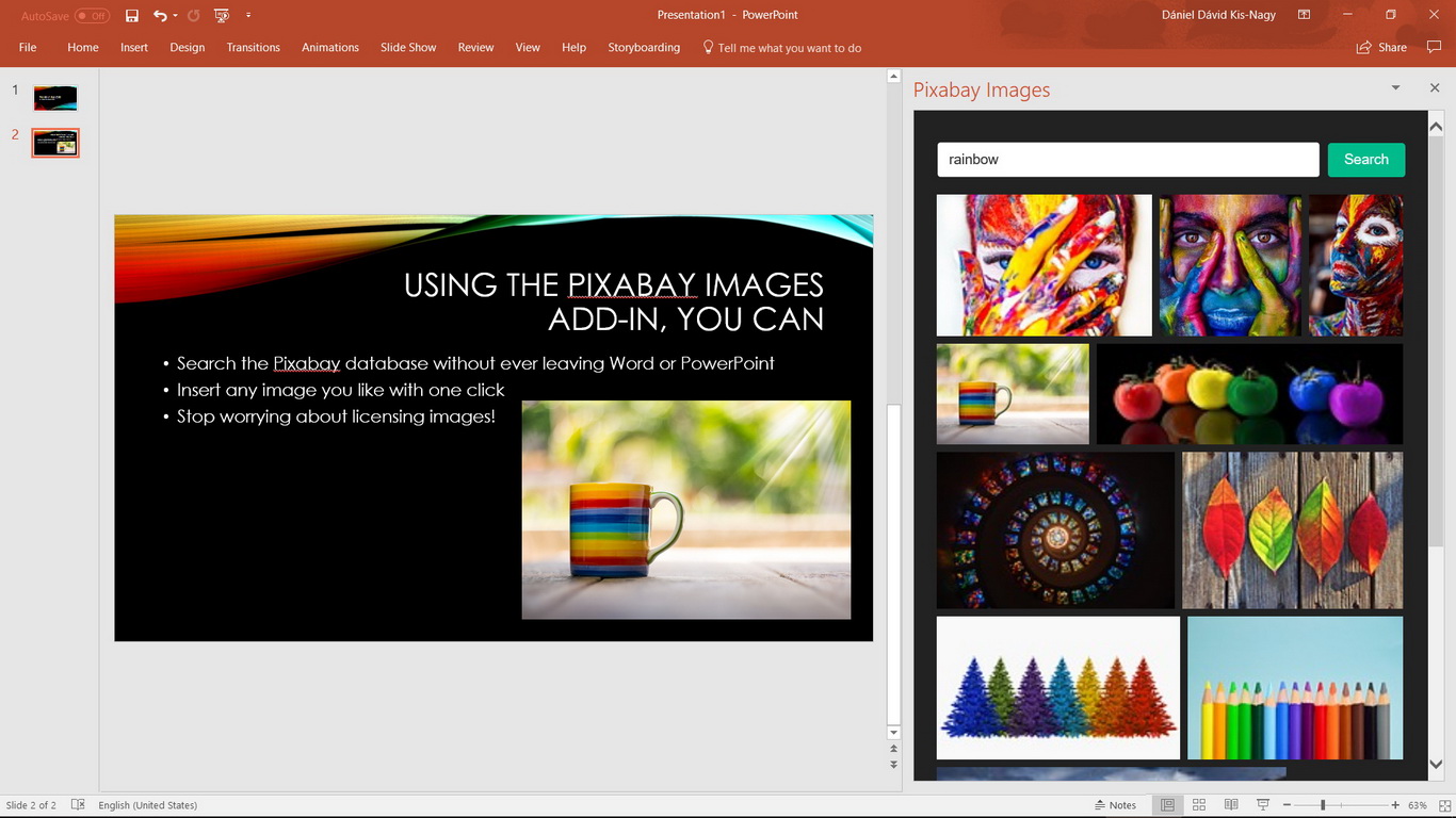 Pixabay Add-in for PowerPoint