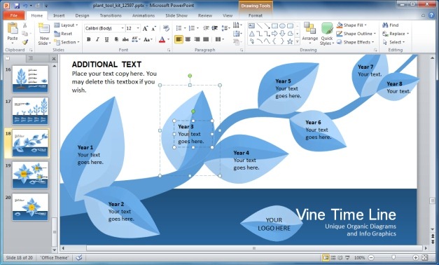 Plant Timeline Slide