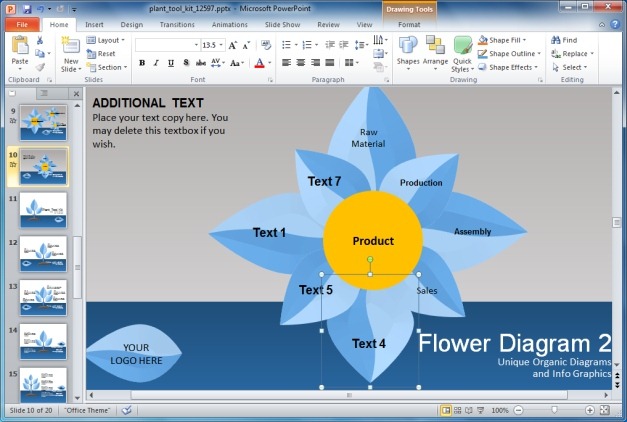 Plant Toolkit for Business Presentations