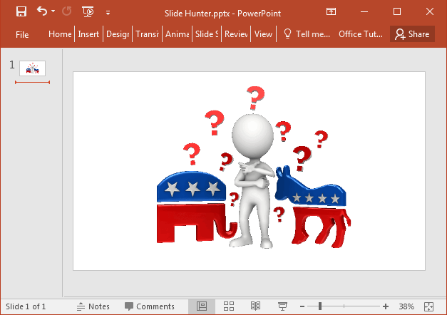 Political decision clipart