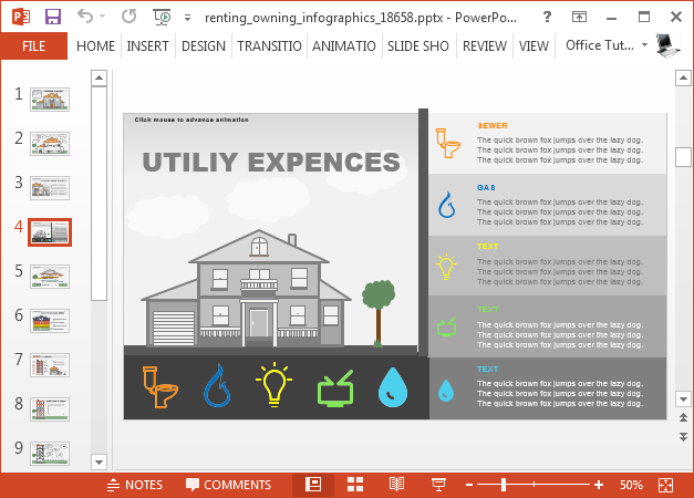 Real estate infographics