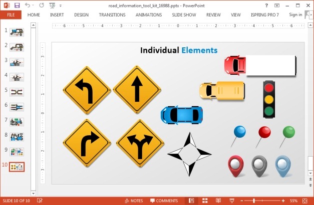 Road signs clipart