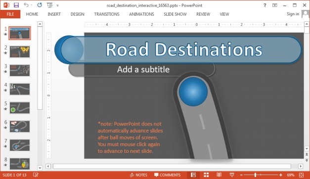 Roadmap PowerPoint template