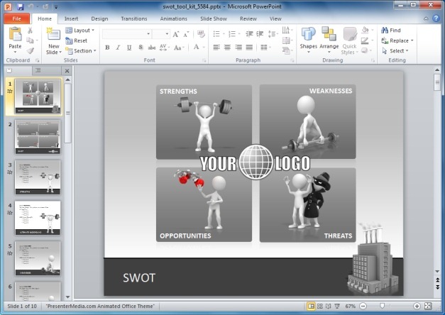 SWOT Analysis PowerPoint Template