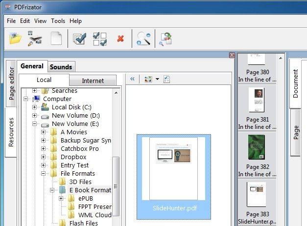 Select PDF File