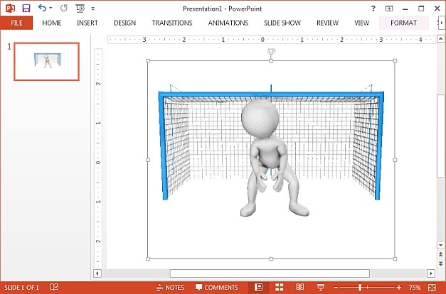 Soccer goalie GIF animation