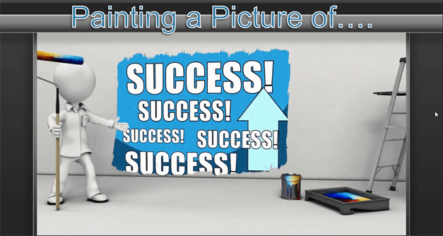 Success animation for PowerPoint