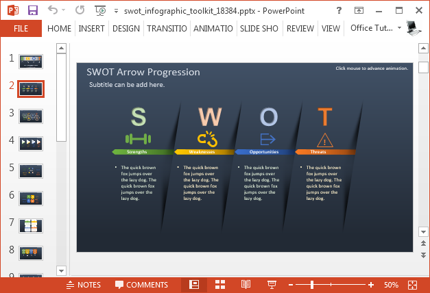 Swot analysis diagrams