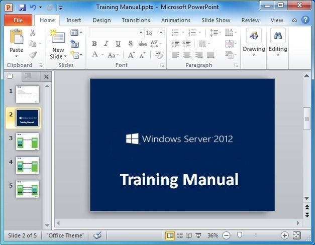 Training Manual in PowerPoint