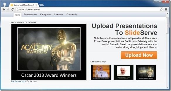 Upload and Share PowerPoint Presentations