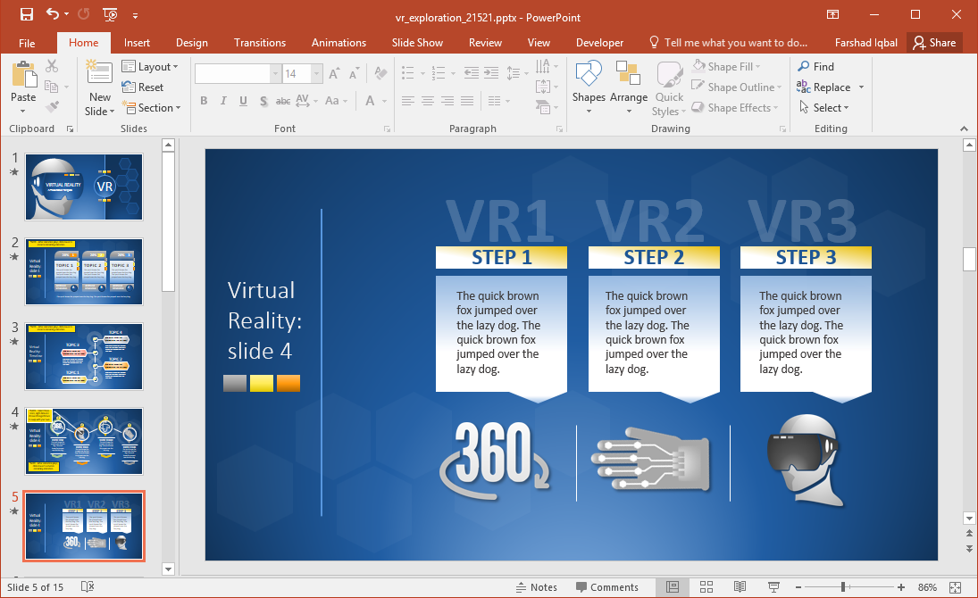 VR Infographic