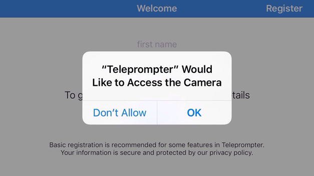 Video teleprompter app - Use your iphone as a teleprompter.