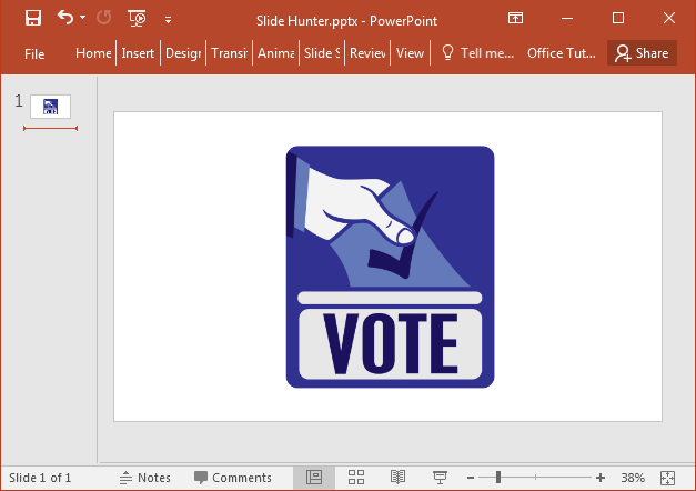 Vote sign clipart