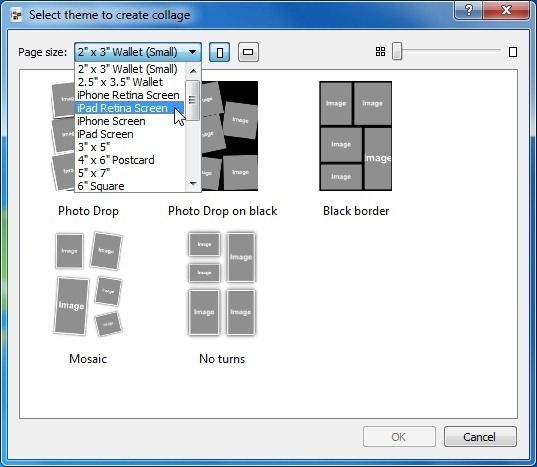 Wide Range Of Collage Sizes With Presets For iPhone and iPad