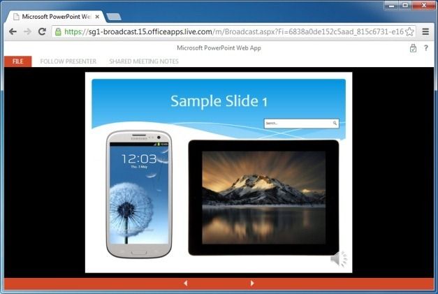 Your Audience Can Now View Your Presentation Live From A Browser