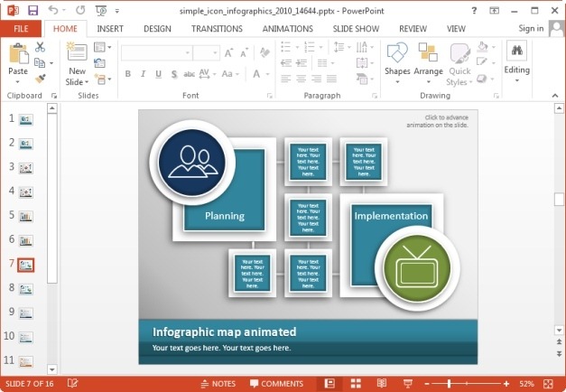 animated infographics map