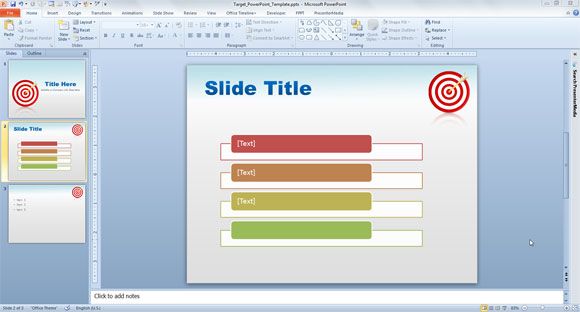 Free Target PowerPoint Template