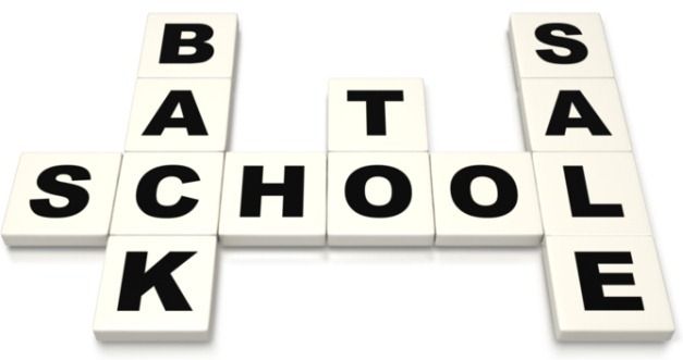 back to school sale clipart