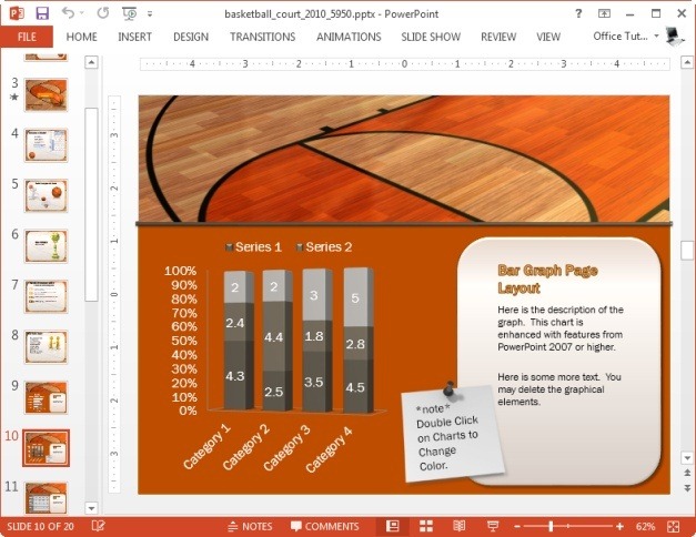 bar charts for basketball stats