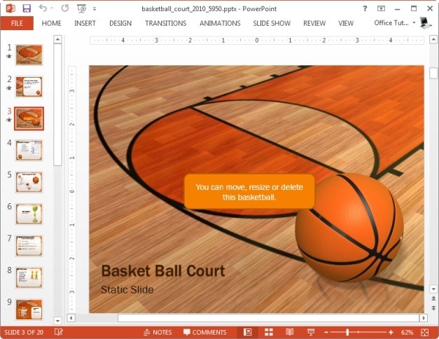 basketball court template