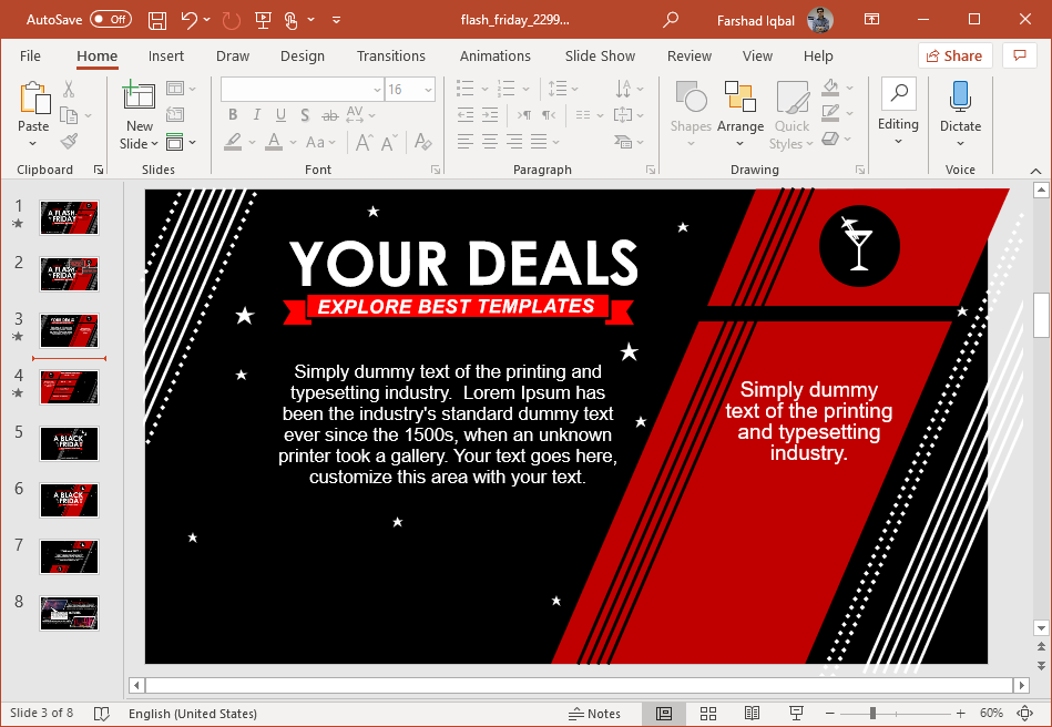 black friday presentation template