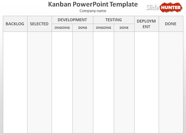 blank kanban template