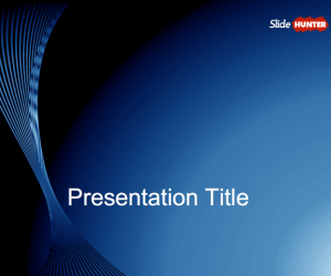 Blue Slide Design for PowerPoint