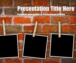 Peg Brick PowerPoint Template