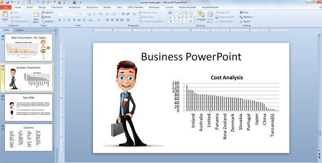 Business characters for PowerPoint