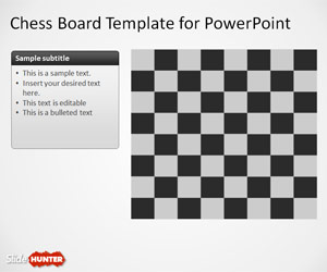 Chess Board Template for PowerPoint