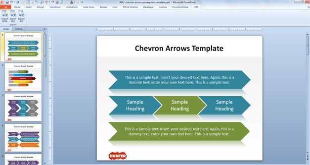 chevron powerpoint