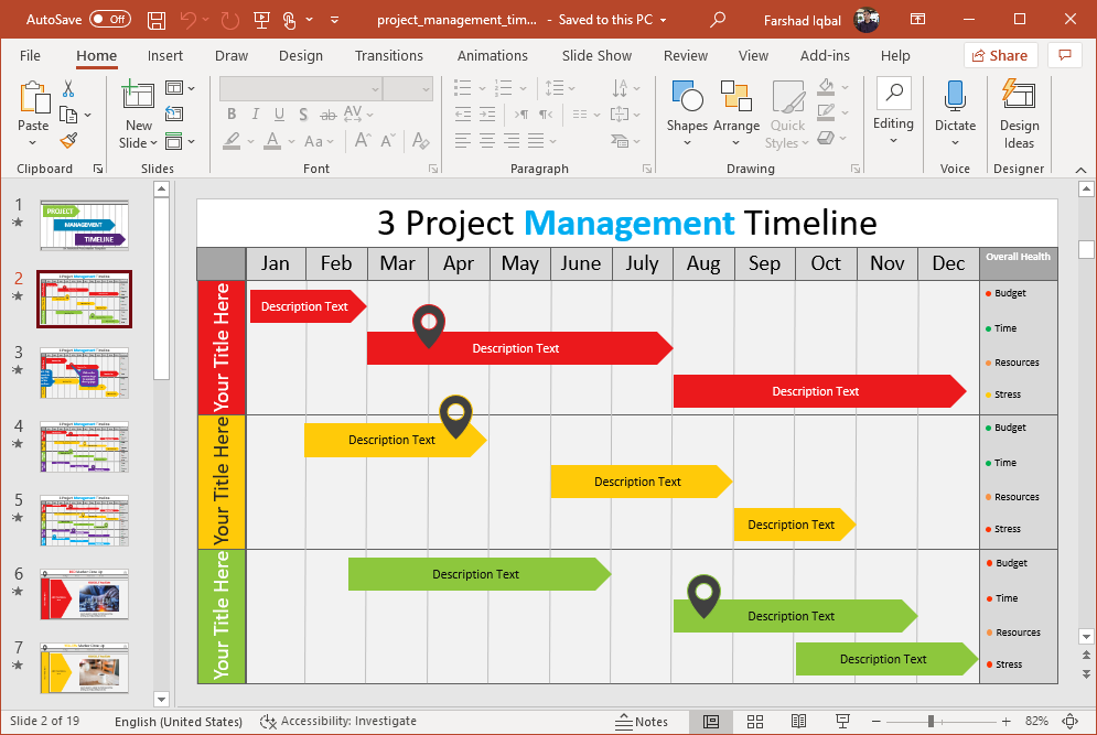 create gantt timelines