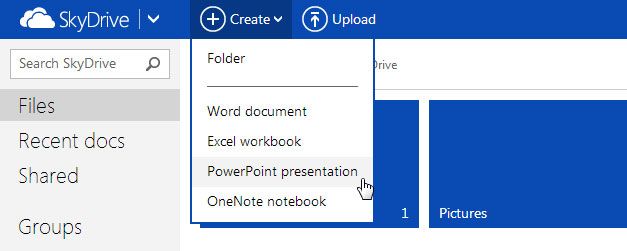 How to Create a PowerPoint Online using MS Office Web Apps