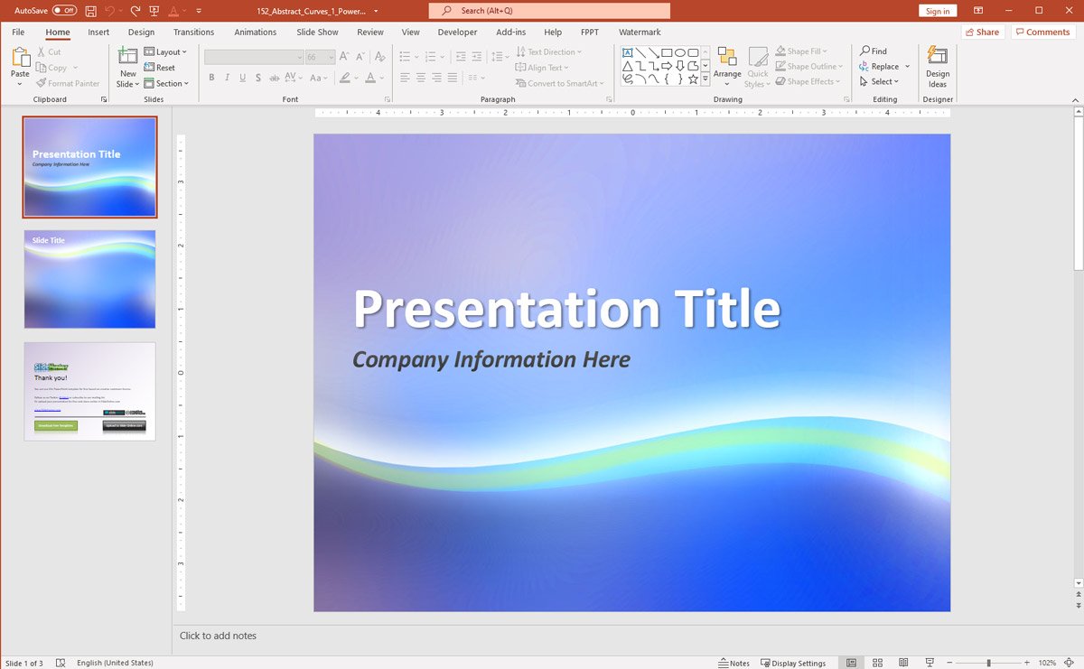 Creative Abstract Background Presentation Theme