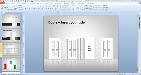 doors ppt template