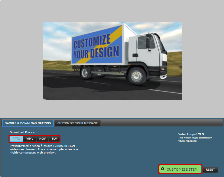 download-cargo-truck-animation