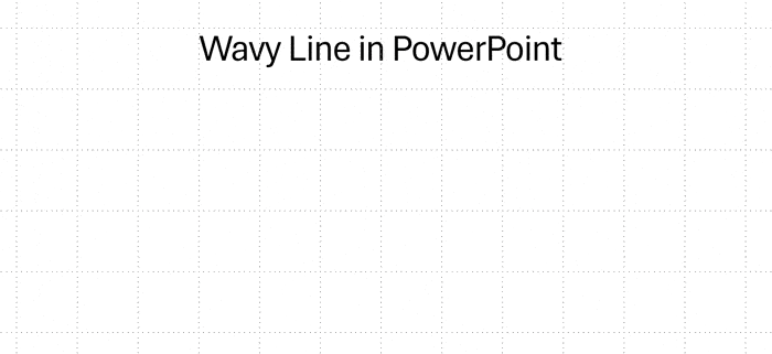 Drawing a Wavy Line in PowerPoint