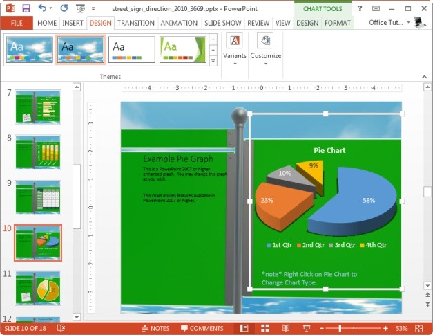 editable chart slide for microsoft powerpoint