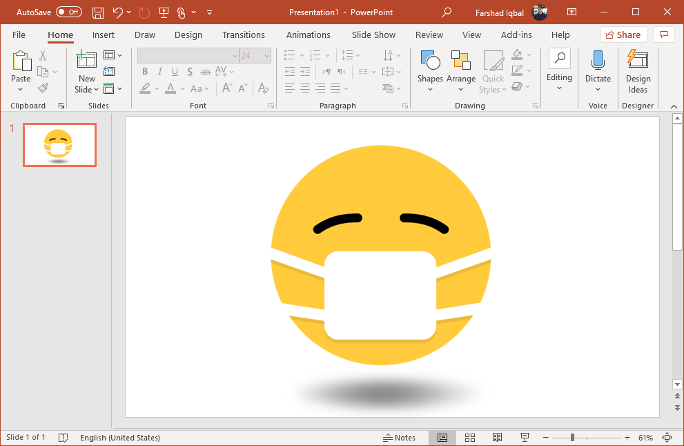 emoji mask clipart for powerpoint