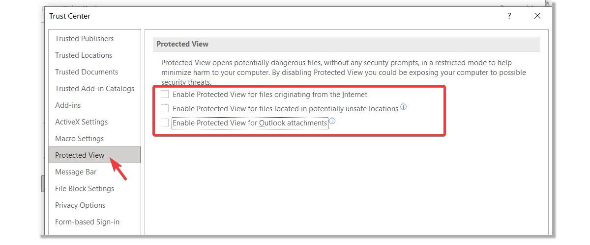 Protected View - Disable Protected View to Enable Editing and Printing in PowerPoint