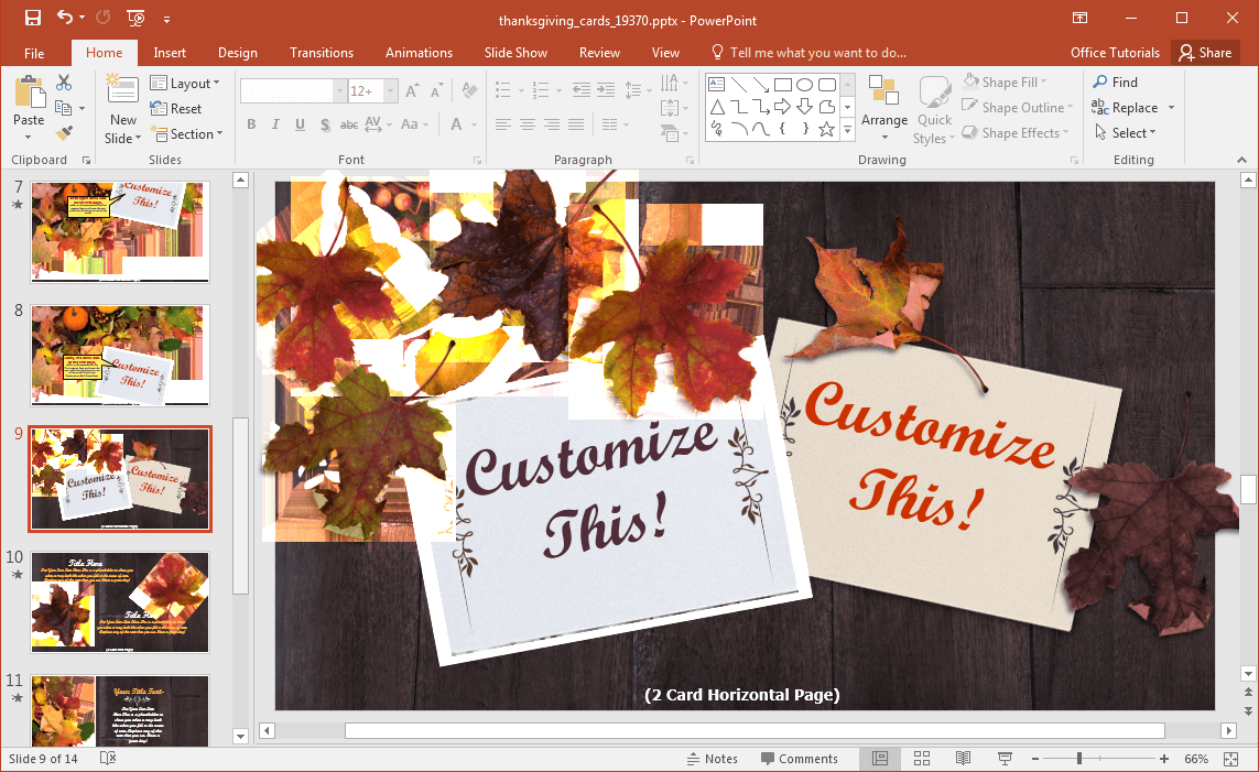 fall-presentation-template