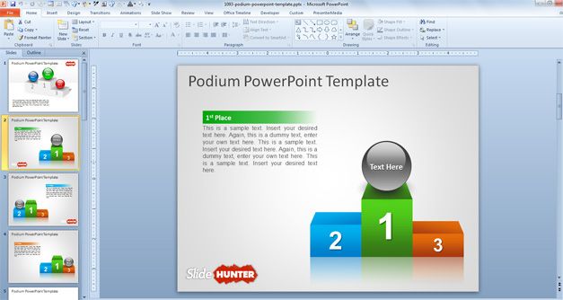 free success powerpoint template