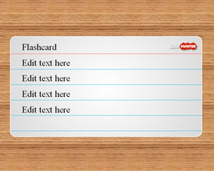 Flash Card PowerPoint Template