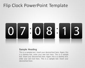 Free Flip Clock PowerPoint Template