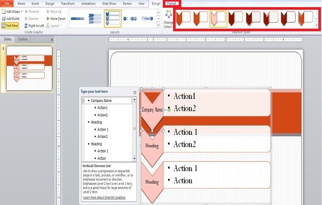 flow chart ppt template