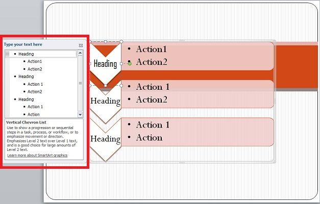 flow chart text