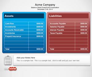 Balance Sheet PowerPoint Template